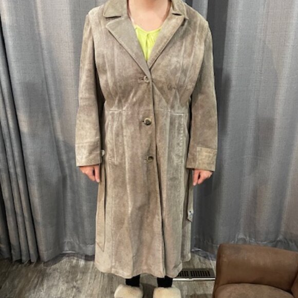 Vintage Suede Coat - Picture 1 of 4